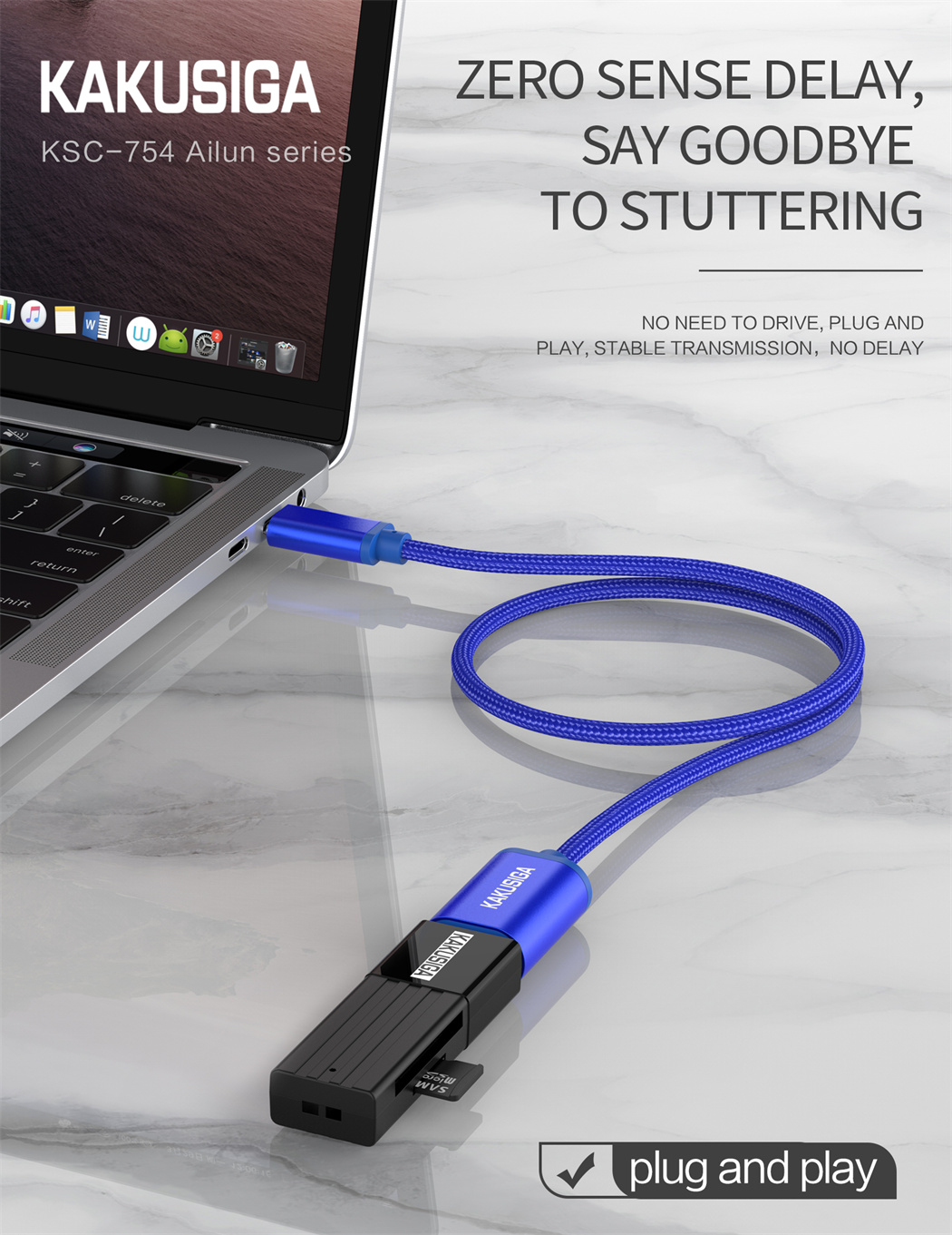 Ailun series Type-C to USB female USB3.0 charging data exten